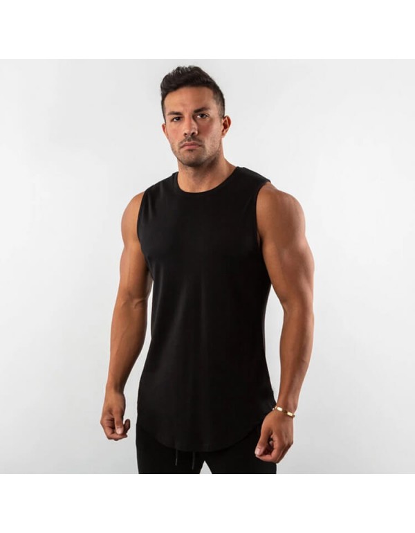 M-3XL Men Fashion Candy Color Quick-Drying Tank Top