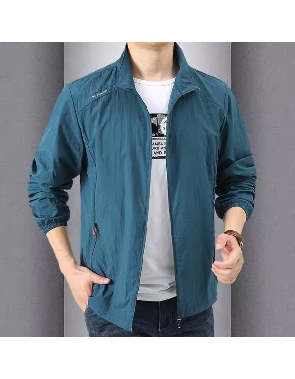 Men Casual Solid Color Large Size Loose Breathable...