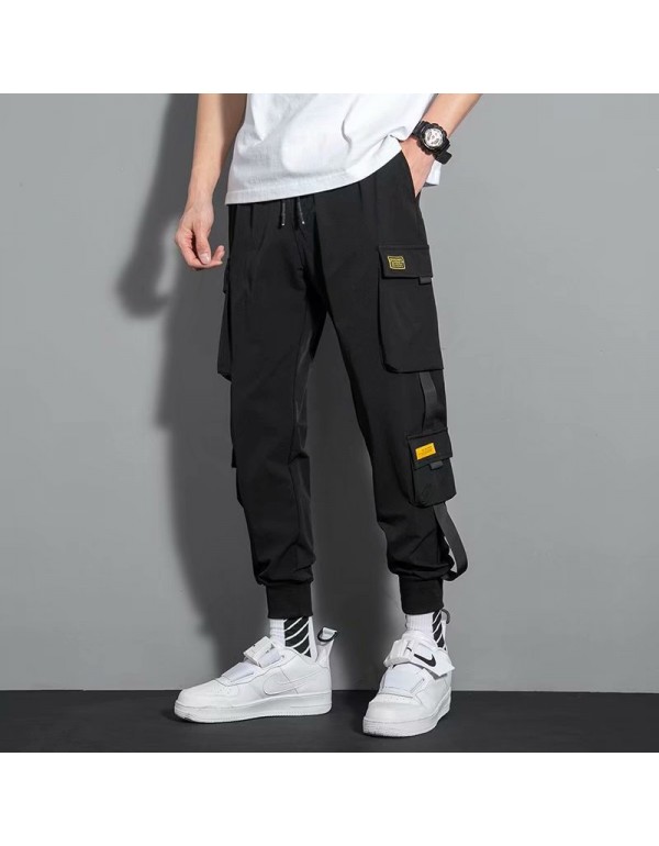 Men Fashion Casual Plus Size Cargo Jogger Pants