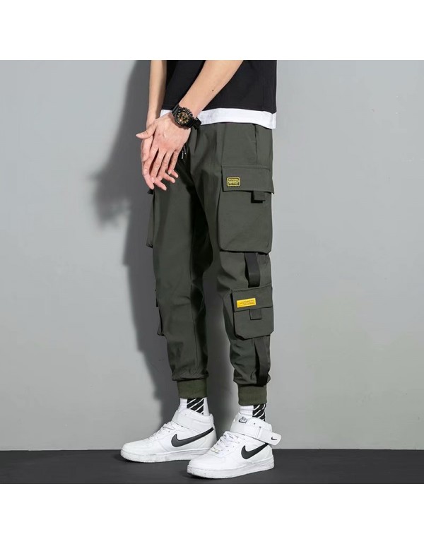 Men Fashion Casual Plus Size Cargo Jogger Pants