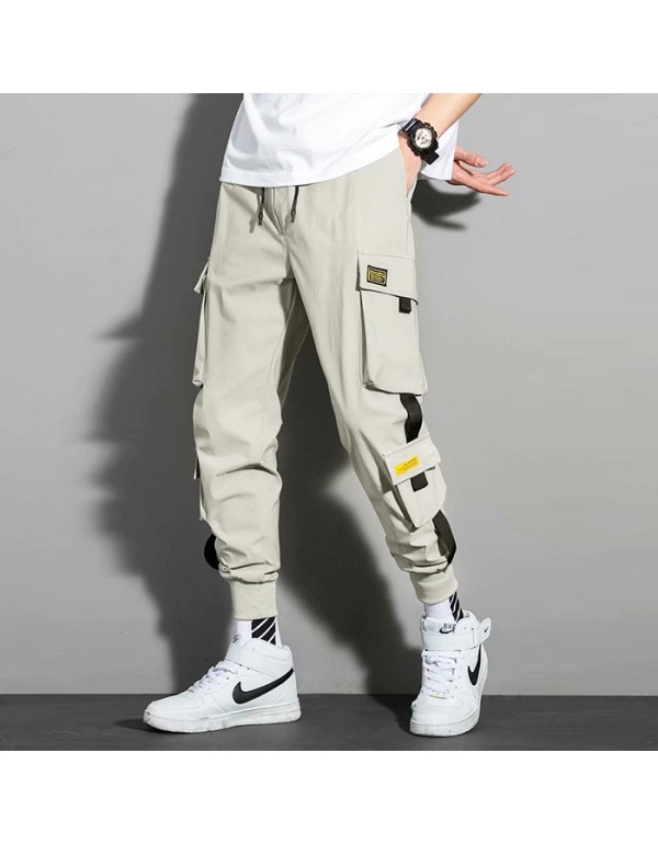 Men Fashion Casual Plus Size Cargo Jogger Pants