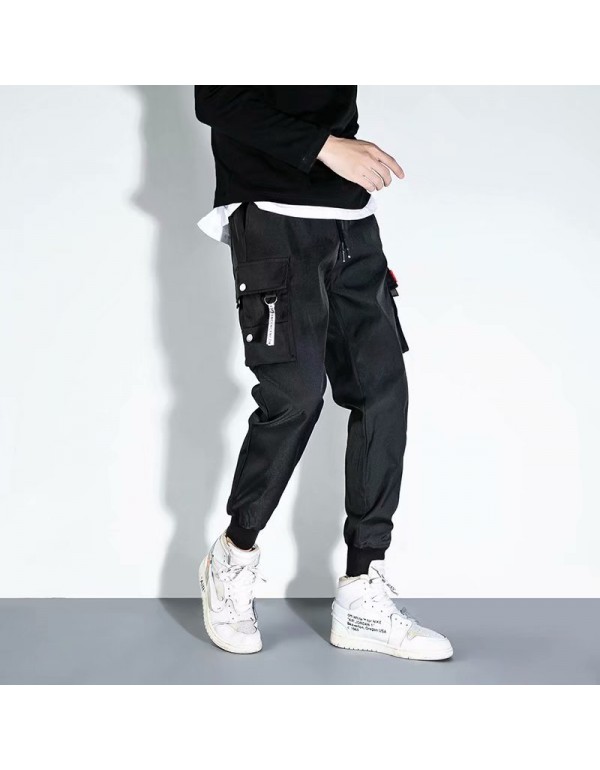 Men Fashion Casual Plus Size Cargo Jogger Pants