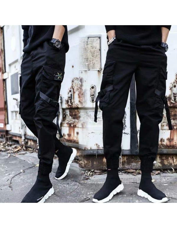 Men Fashion Casual Plus Size Cargo Jogger Pants