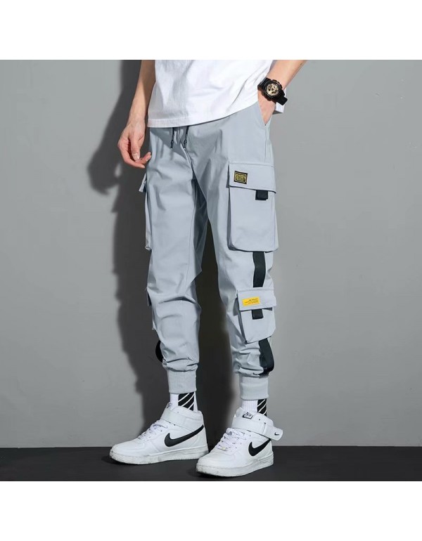 Men Fashion Casual Plus Size Cargo Jogger Pants