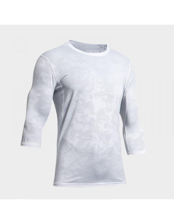 Men Casual Basic Quick Drying Long Sleeve Round Neck Sports T-Shirt